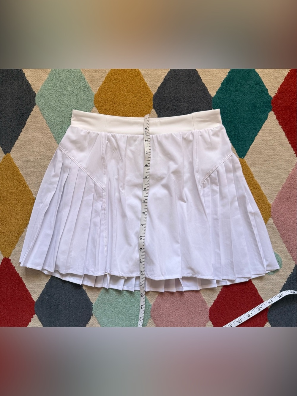 SPANX White Get Moving Pleated Skort - Size S - Picture 3 of 6